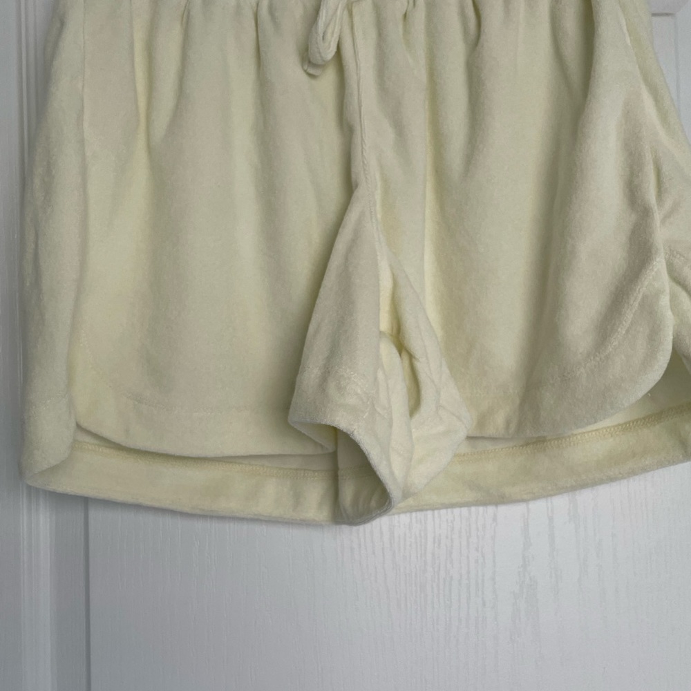 Summersalt Off-White Terry Shorts - Picture 7 of 8